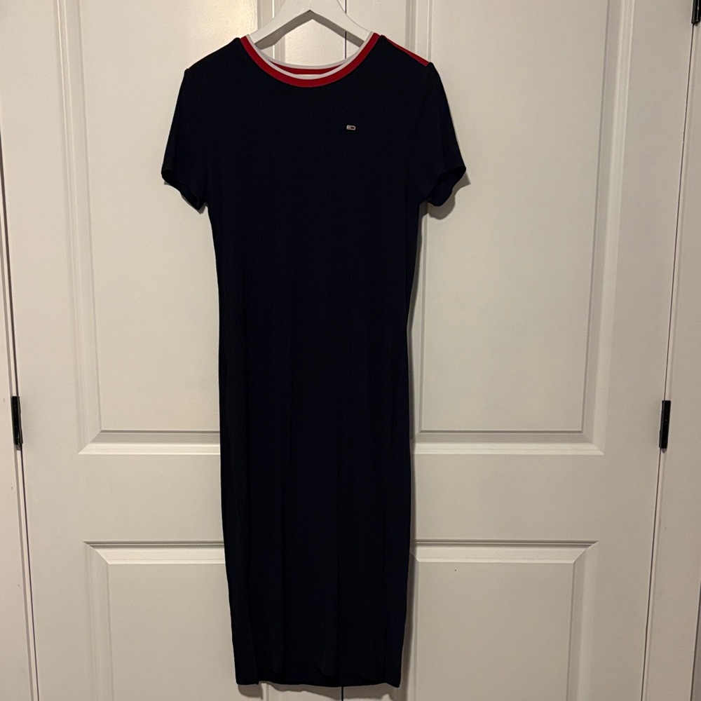 Tommy Hilfiger Navy and Red Dress